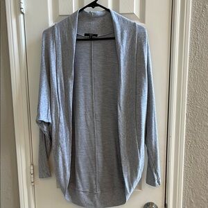 Tart Gray Open Front Cardigan
